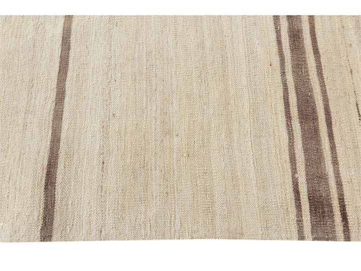 Modern Kilim Wool Rug 9 X 12