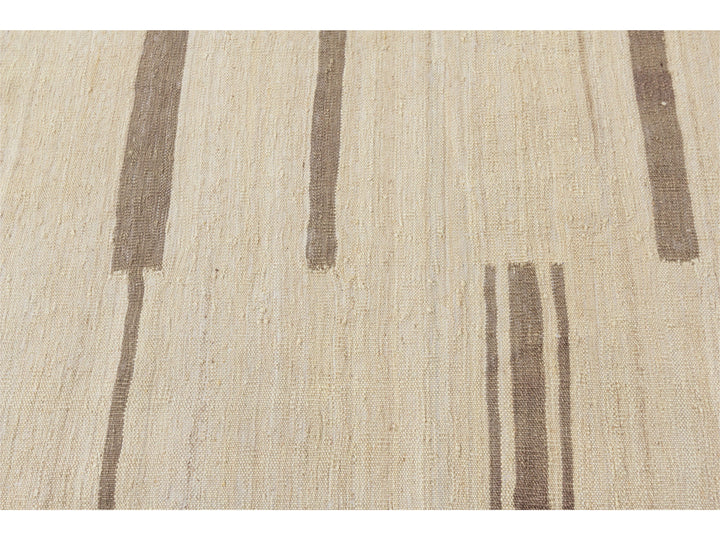 Modern Kilim Wool Rug 9 X 12