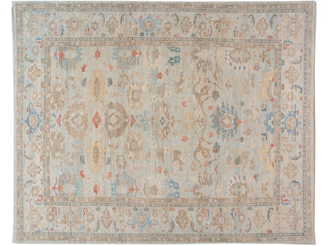 Modern Sultanabad Wool Rug 15 X 19