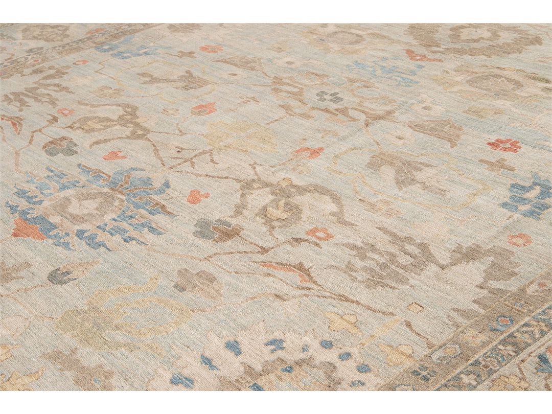Modern Sultanabad Wool Rug 15 X 19