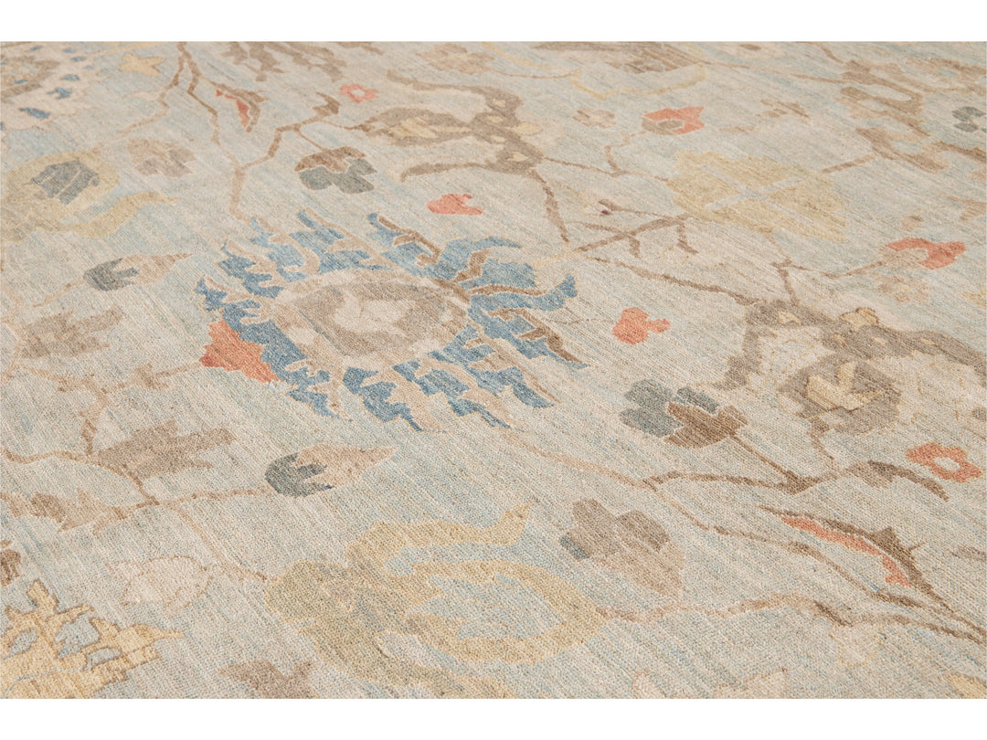 Modern Sultanabad Wool Rug 15 X 19