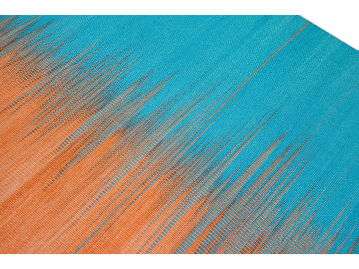 Modern Kilim Wool Rug 10 X 11