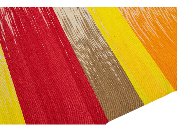Modern Kilim Wool Rug 10 X 14