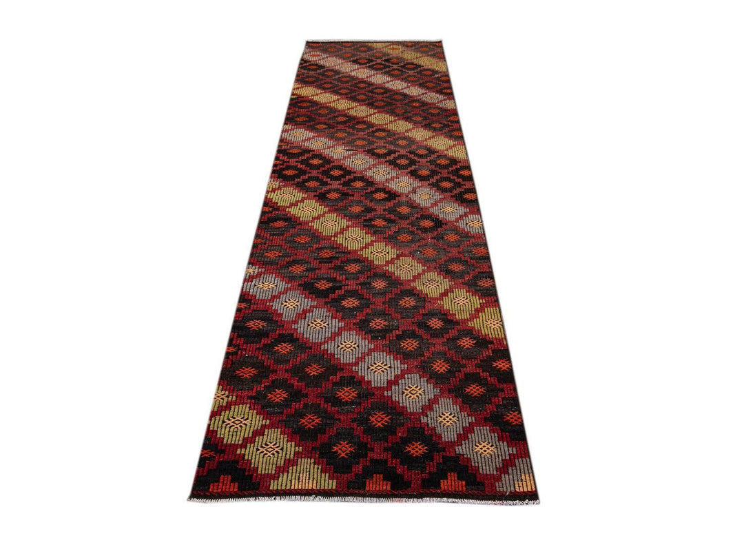 Vintage Sumakh Wool Runner 3 X 11