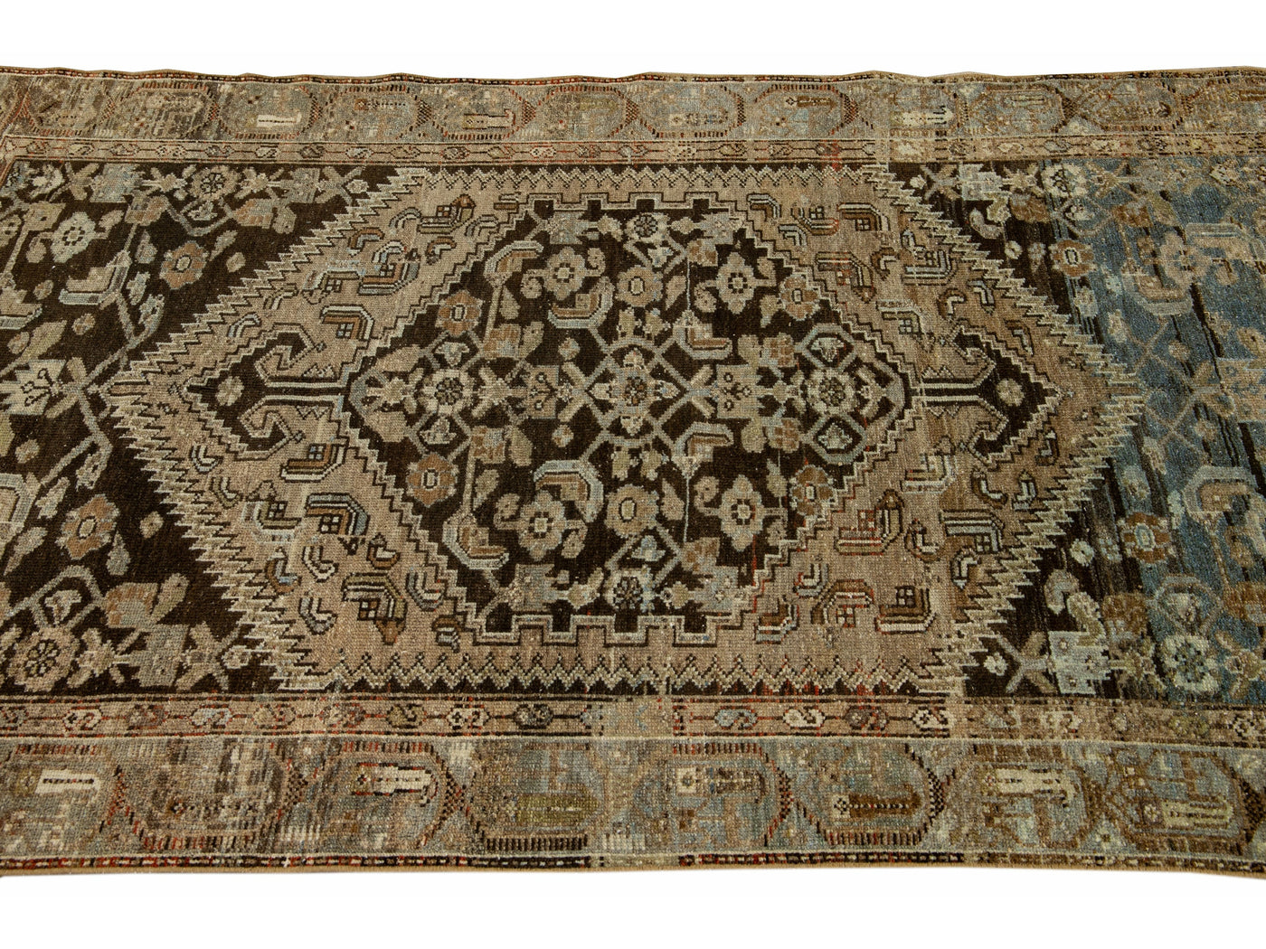 Antique Malayer Wool Rug 4 X 6