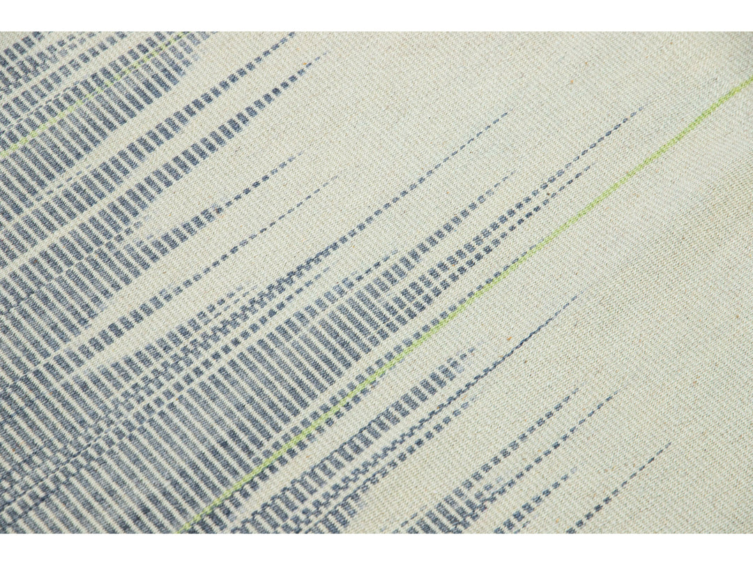 Modern Kilim Wool Rug 12 X 17