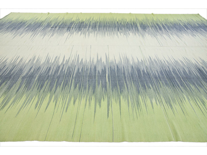 Modern Kilim Wool Rug 12 X 17