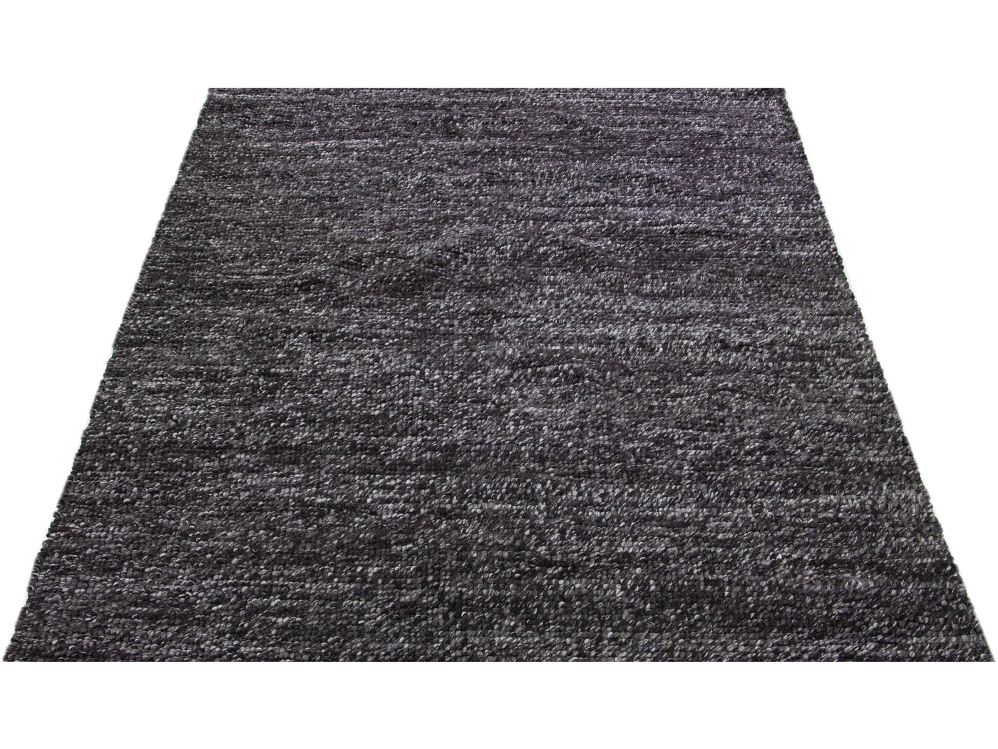 Modern Felted Texture Wool Rug 9 X 12