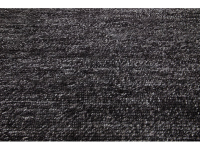 Modern Felted Texture Wool Rug 9 X 12