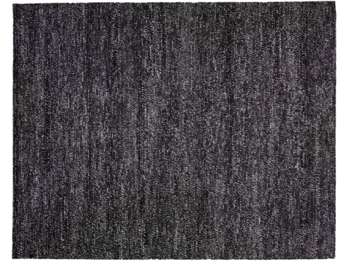 Modern Felted Texture Wool Rug 12 X 15