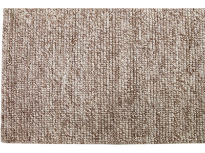 Modern Felted Texture Wool Rug 10 X 14