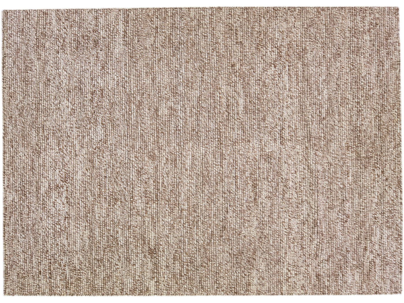 Modern Felted Texture Wool Rug 10 X 14