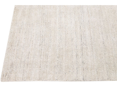 Modern Bamboo & Silk Groove Rug 8 X 10