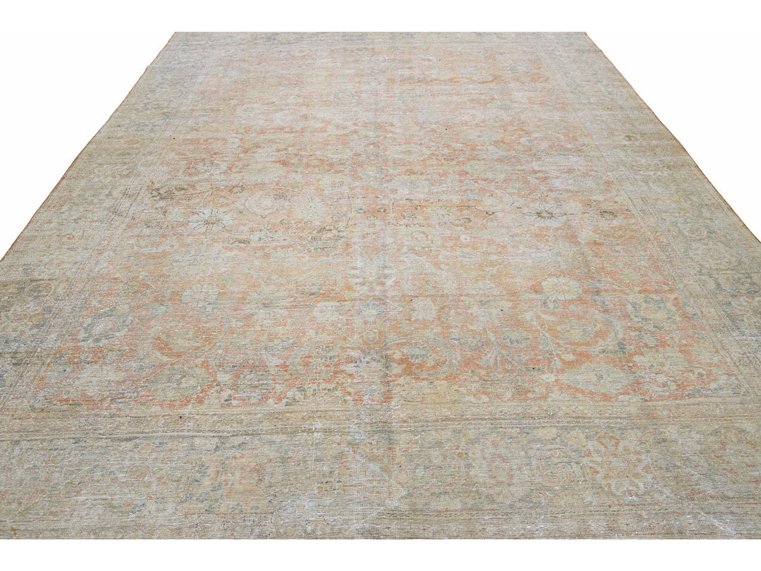 Antique Mahal Wool Rug 10 X 13
