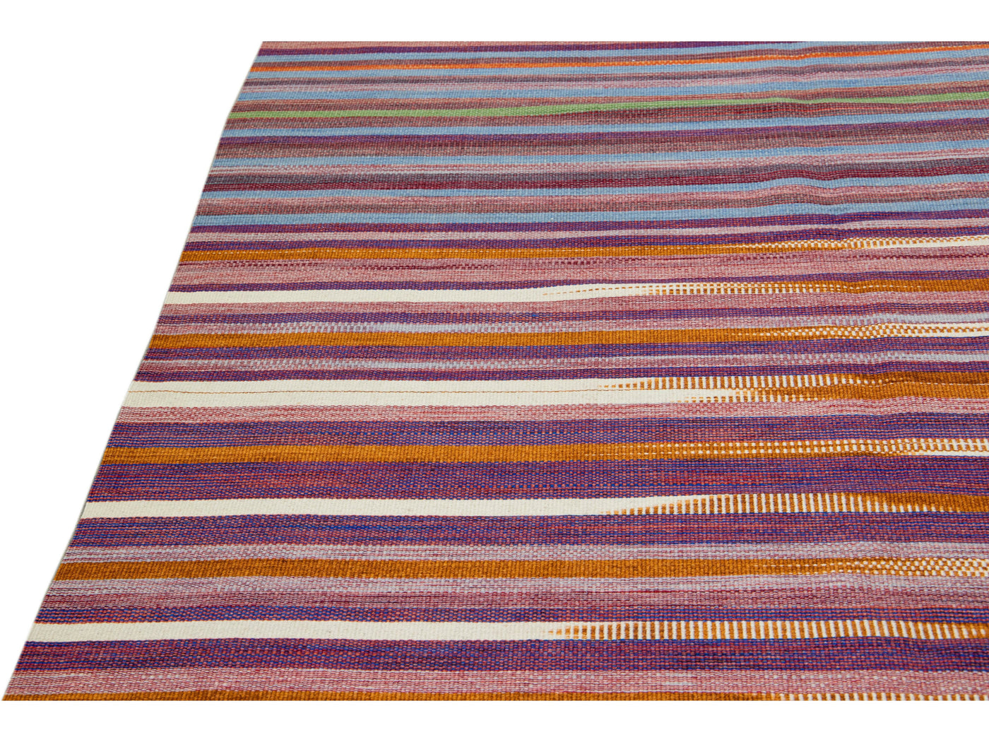 Modern Kilim Wool Rug 12 X 14