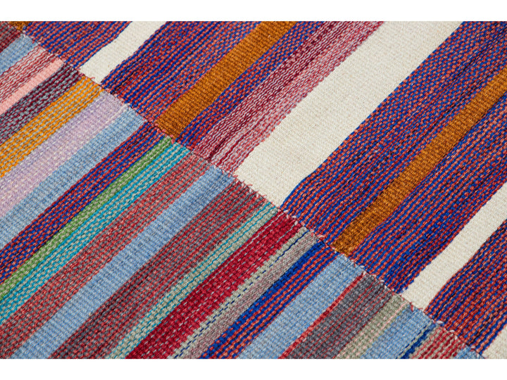 Modern Kilim Wool Rug 12 X 14