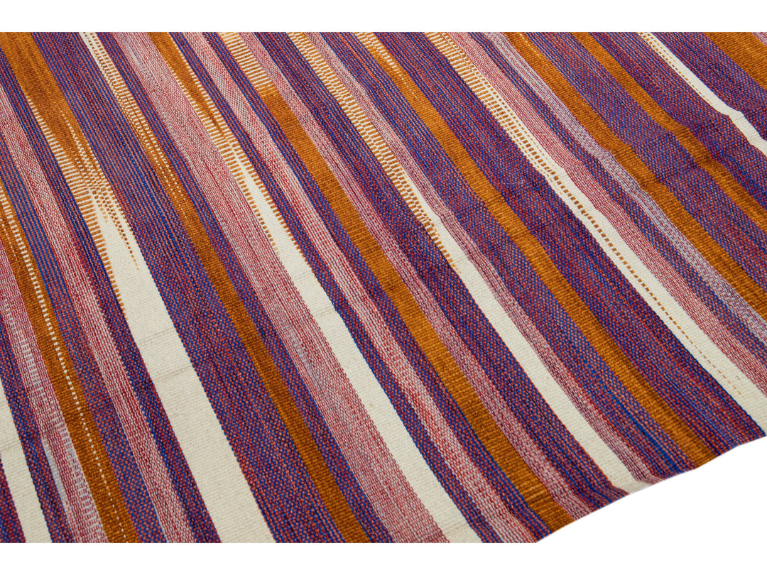 Modern Kilim Wool Rug 12 X 14
