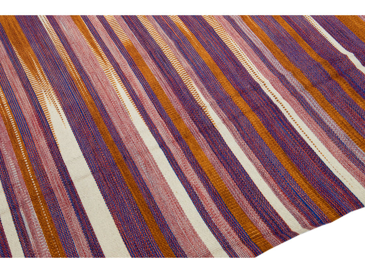Modern Kilim Wool Rug 12 X 14