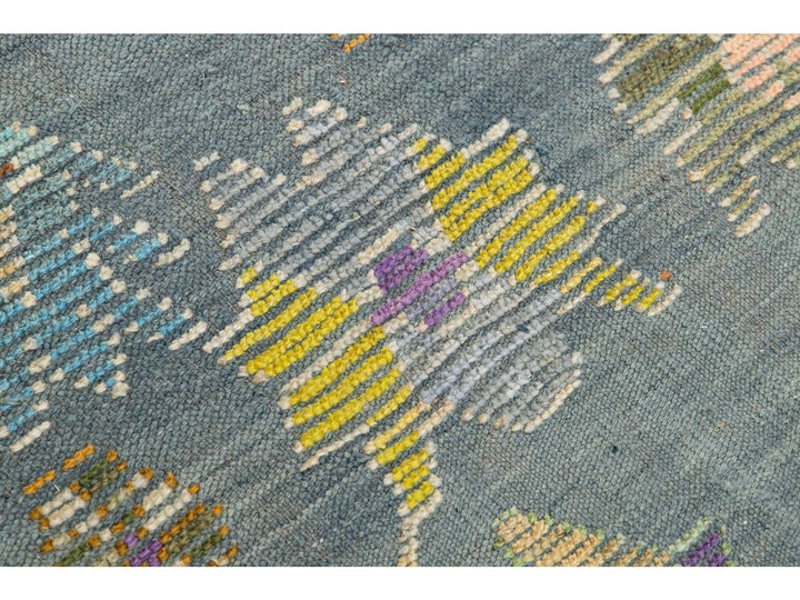 Modern Oushak Wool Rug 8 X 11