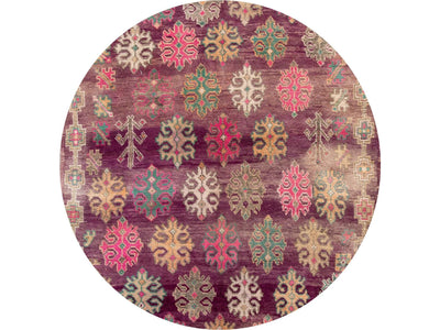 Vintage Red Moroccan Tribal Wool Rug, 6 x 10