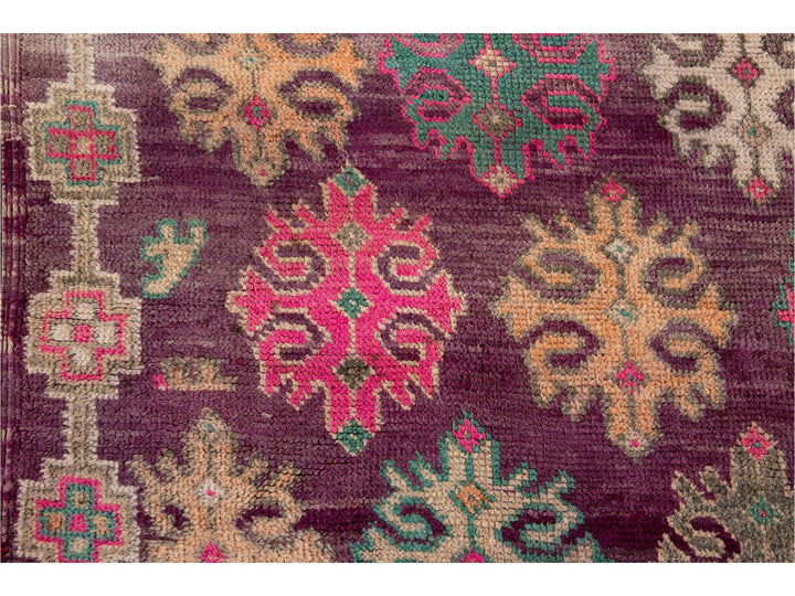 Vintage Red Moroccan Tribal Wool Rug, 6 x 10