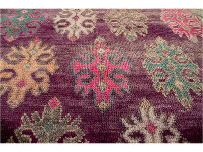 Vintage Red Moroccan Tribal Wool Rug, 6 x 10