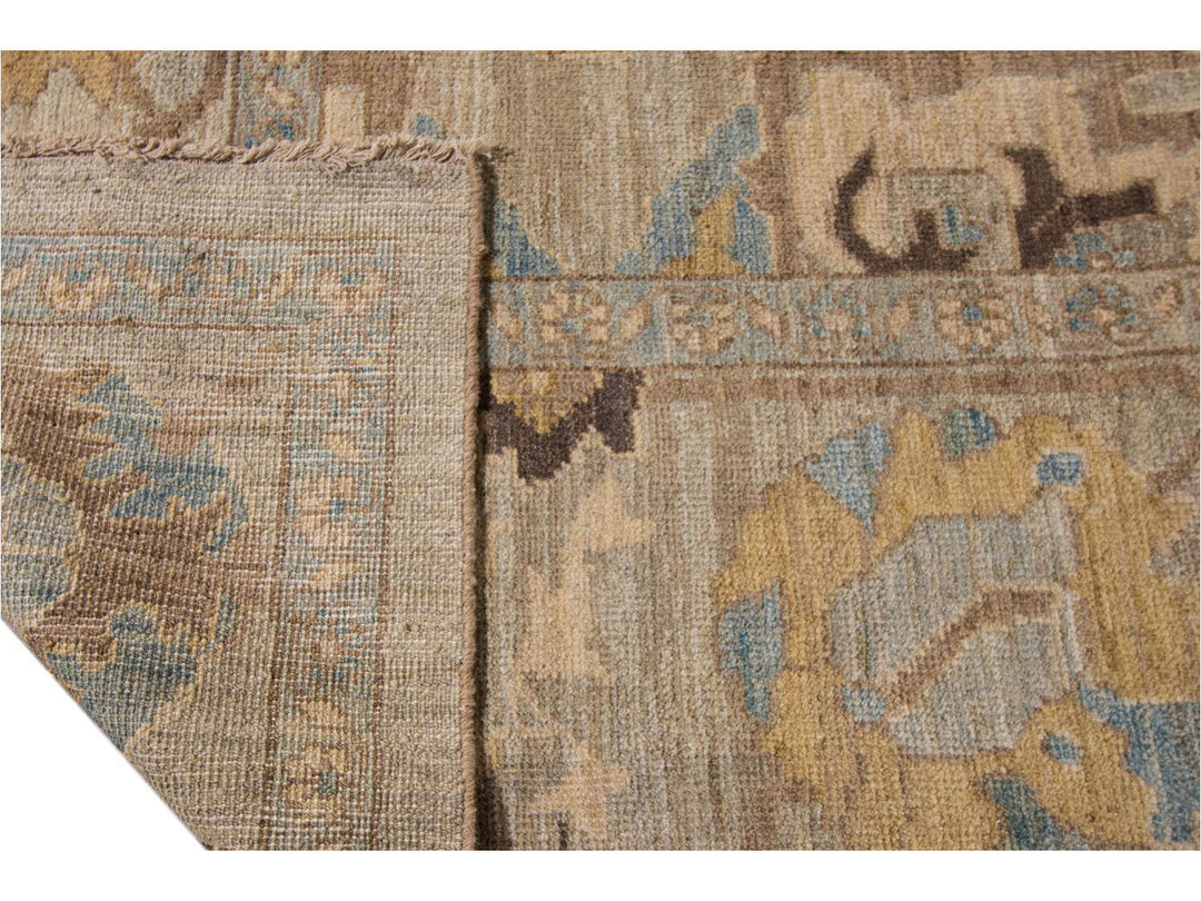 Modern Sultanabad Wool Rug 9 X 15