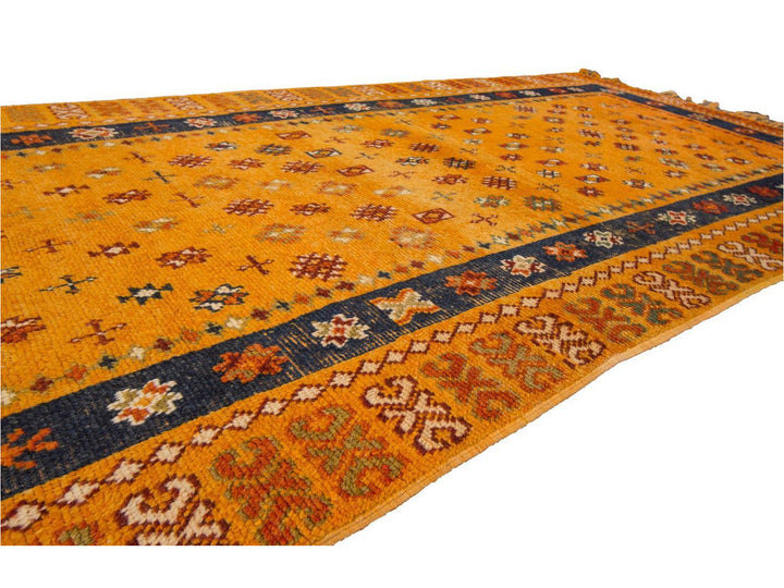 Vintage Moroccan Wool Rug 5 X 13