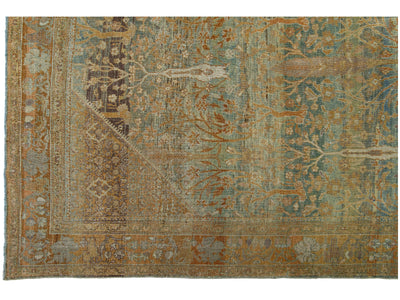 Antique Farahan Wool Rug 8 x 11