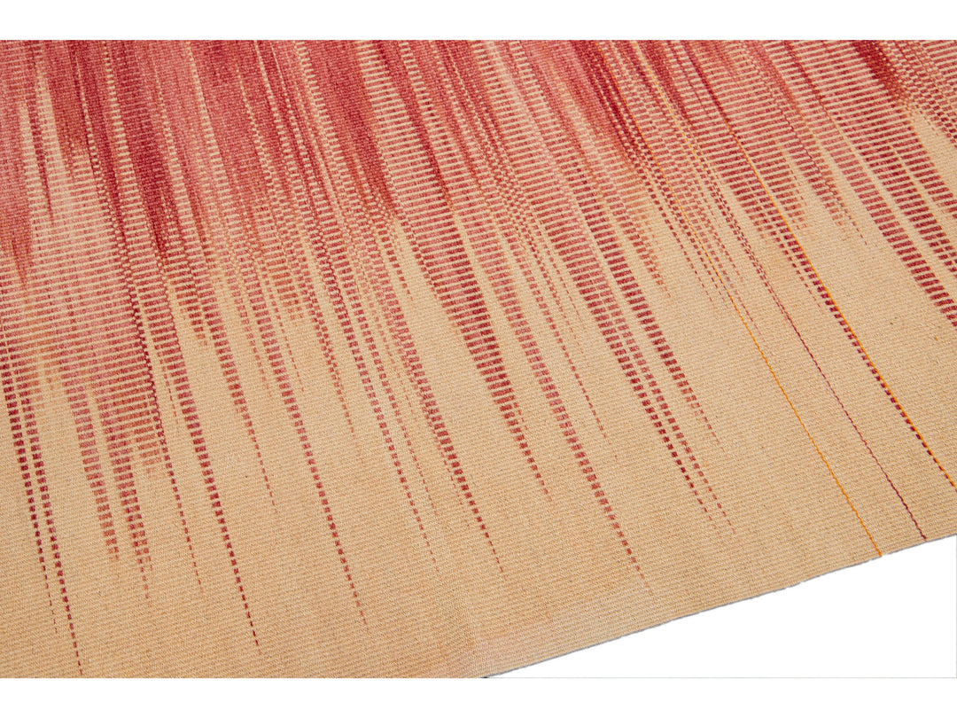 Modern Kilim Wool Rug 12 X 16