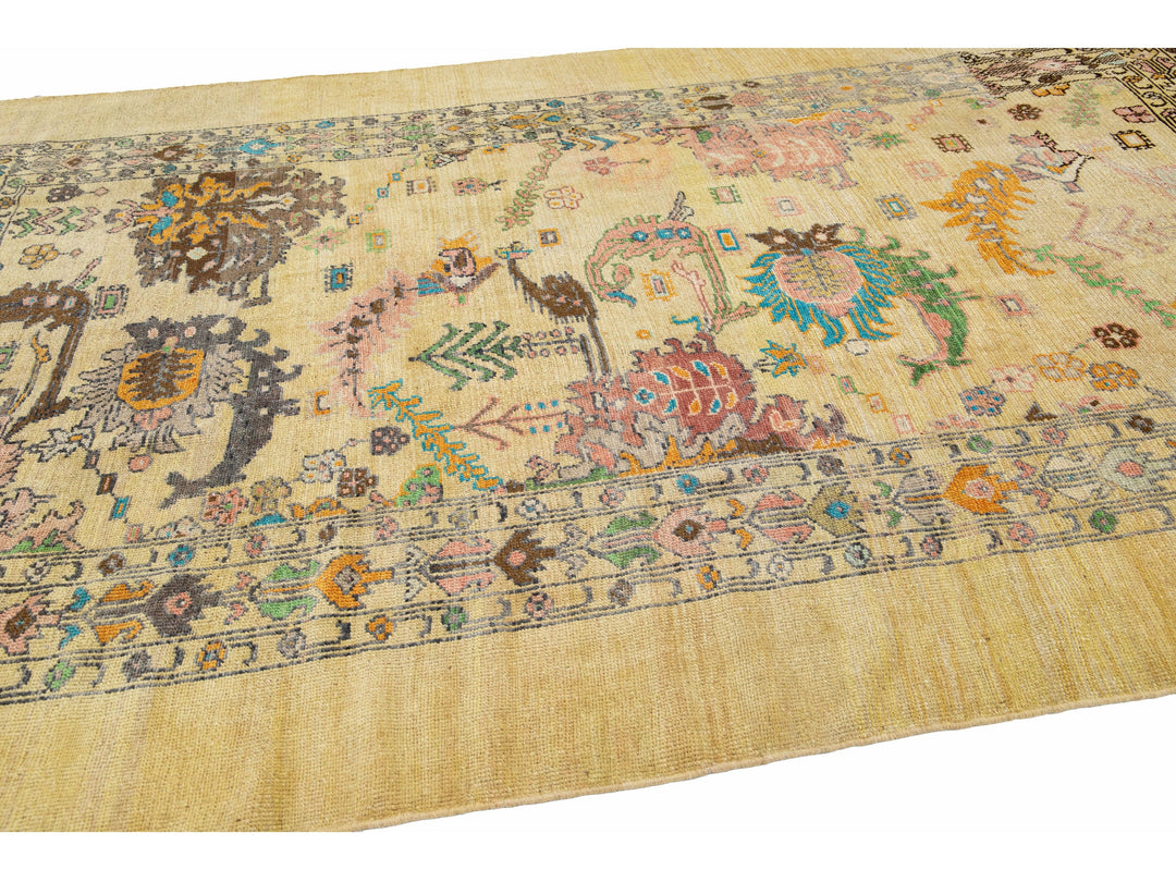 Transitional Revival Wool Rug 7 X 11