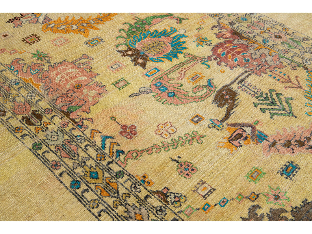 Transitional Revival Wool Rug 7 X 11