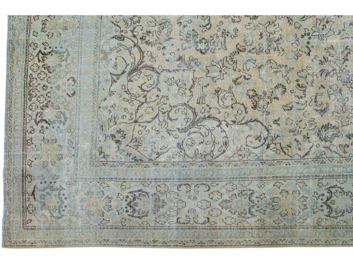 Vintage Mahal Wool Rug 10 X 15