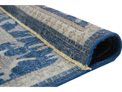 Modern Indian Artisan Wool Rug 12 X 15