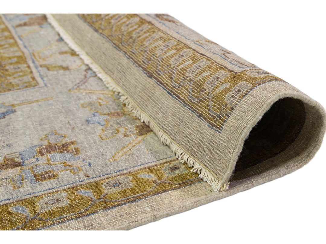 Modern Indian Artisan Wool Rug 12 X 15