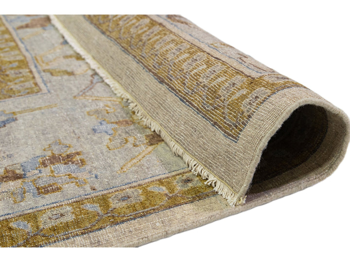 Modern Indian Artisan Wool Rug 12 X 15