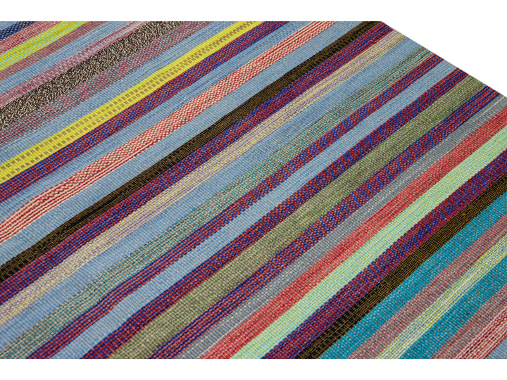 Modern Kilim Wool Rug 12 X 17