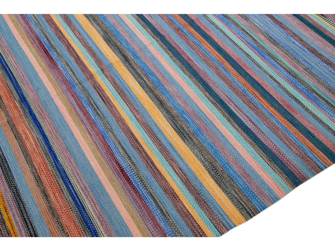 Modern Kilim Wool Rug 12 X 17