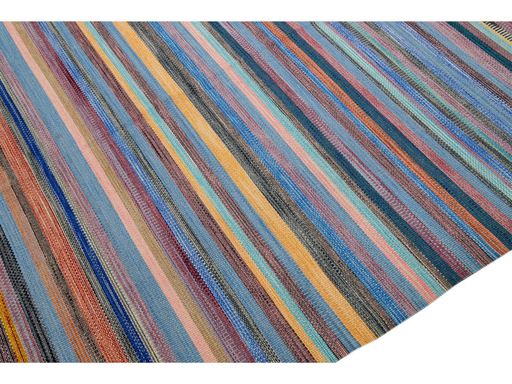 Modern Kilim Wool Rug 12 X 17