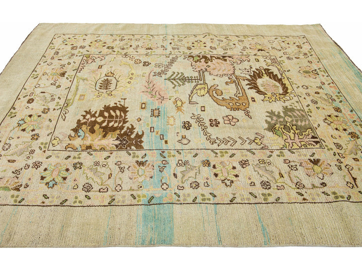 Transitional Revival Wool Rug 7 X 9