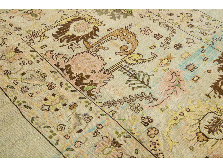 Transitional Revival Wool Rug 7 X 9