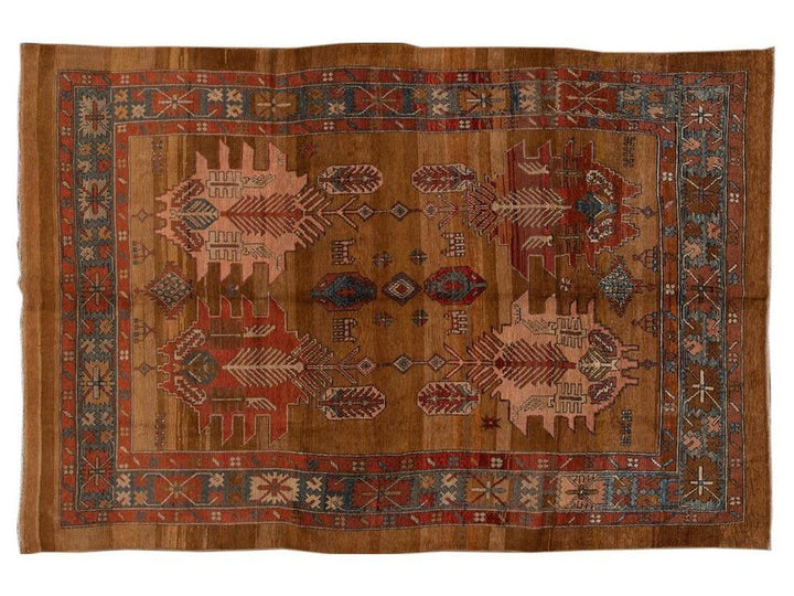 Vintage Bakshaish Tribal Wool Rug 7 X 11