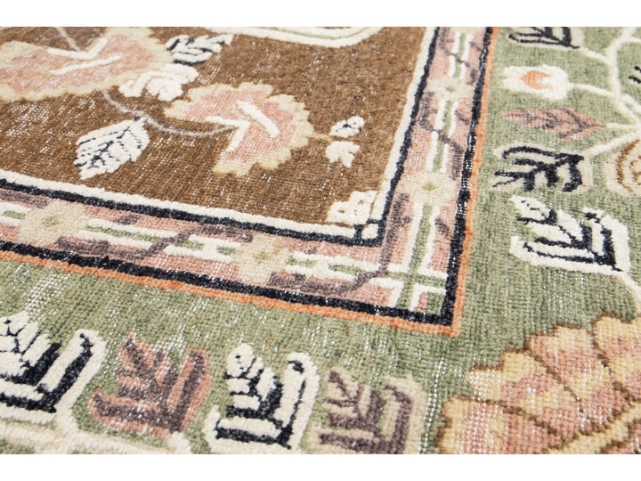 Modern Samarkand Wool Rug 6 X 9