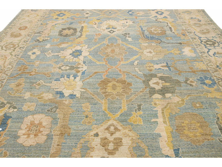 Modern Sultanabad Wool Rug 11 X 13