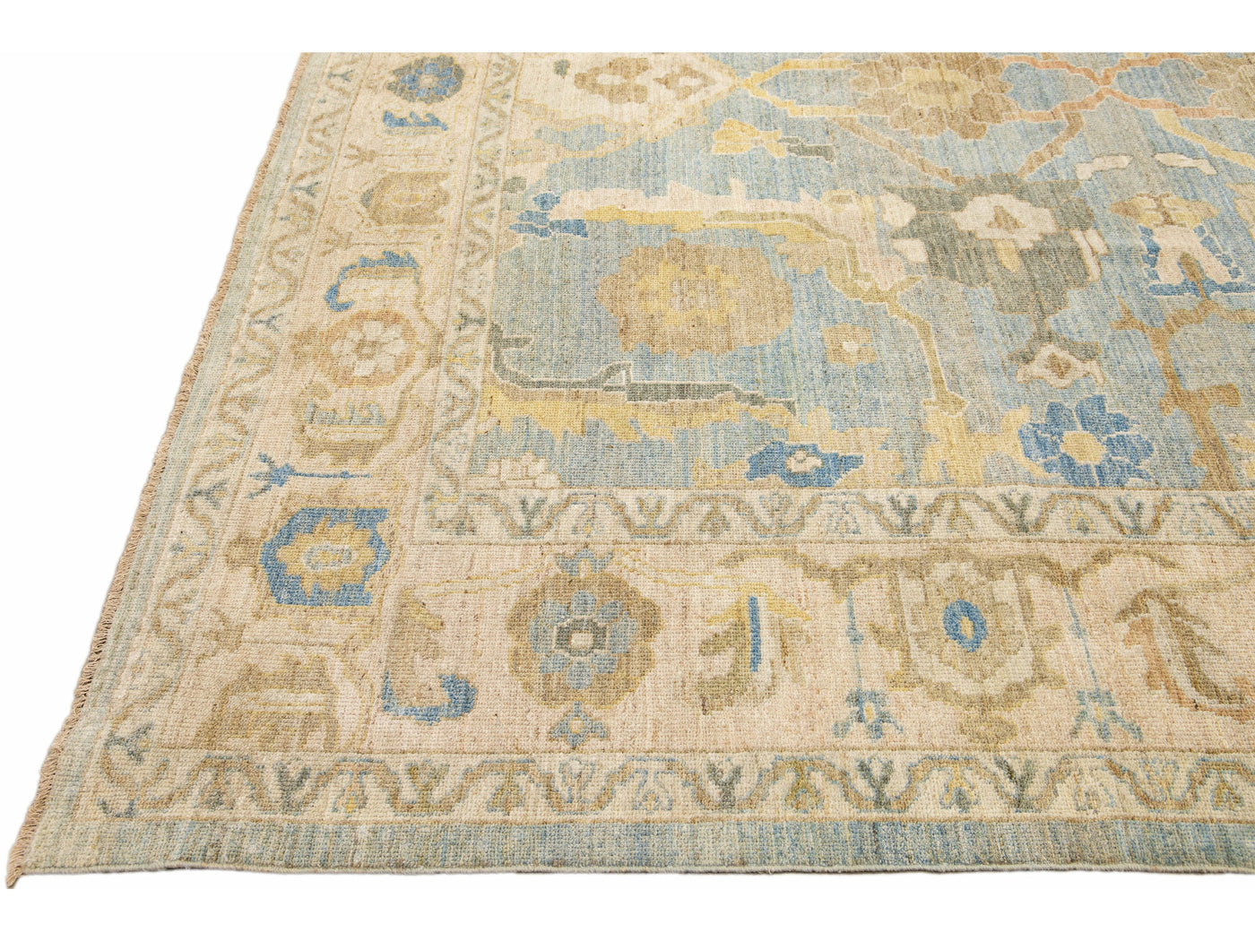 Modern Sultanabad Wool Rug 11 X 13