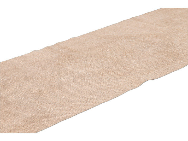 Vintage Turkish Beige Handmade Tribal Wool Runner