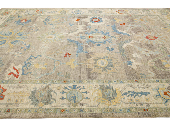 Modern Sultanabad Wool Rug 10 X 15