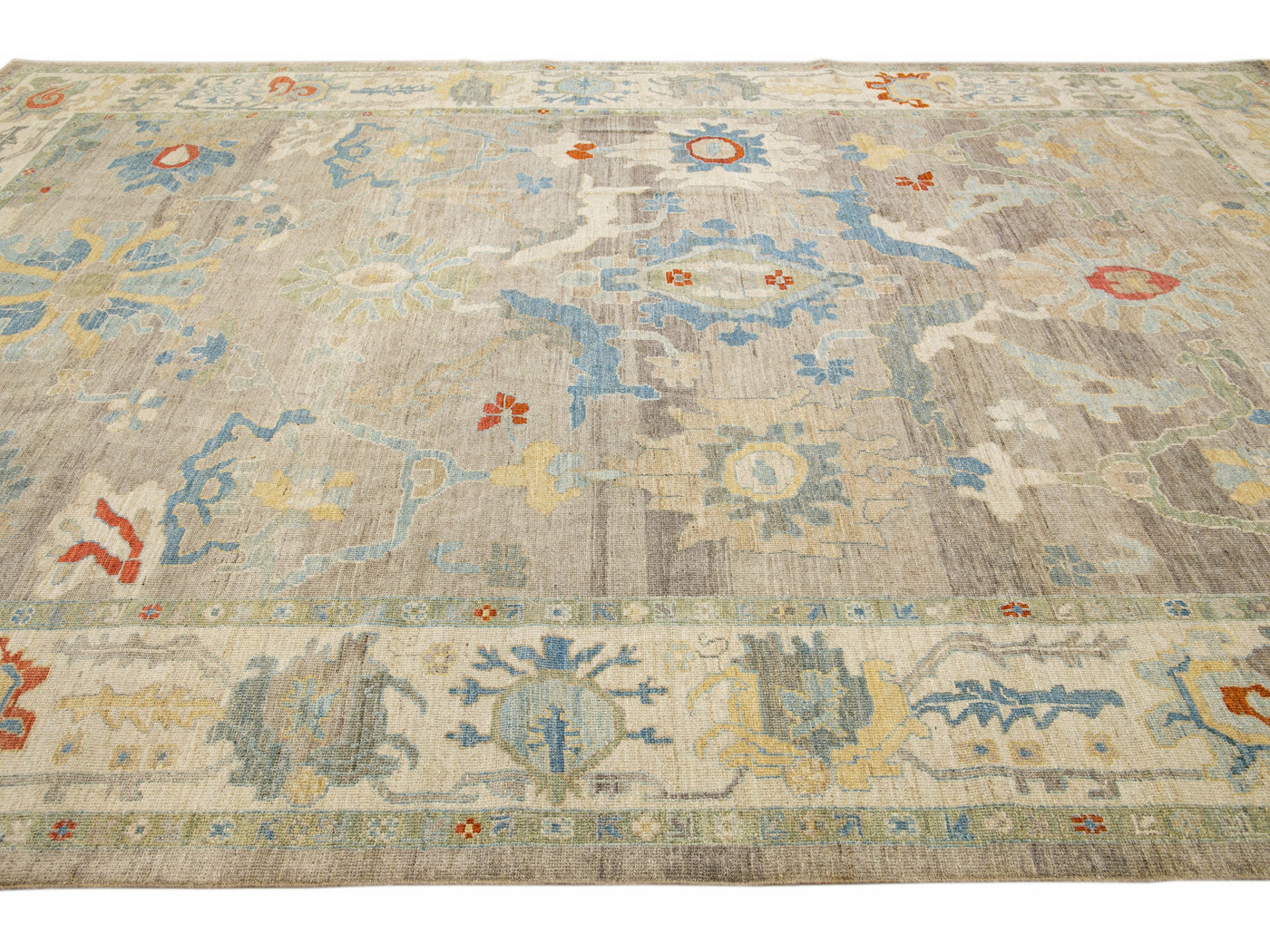 Modern Sultanabad Wool Rug 10 X 15