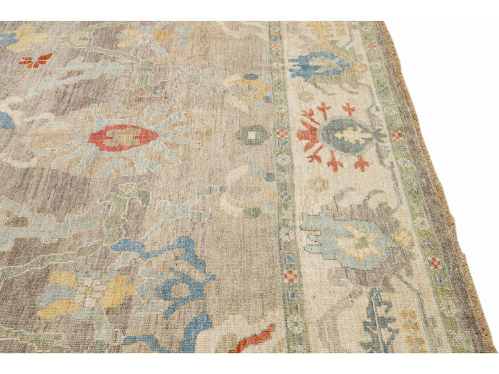 Modern Sultanabad Wool Rug 10 X 15