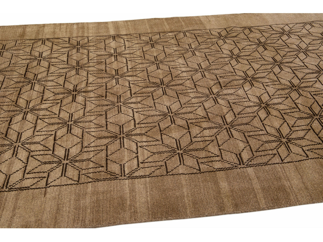 Modern Moroccan Wool Rug 7 X 10